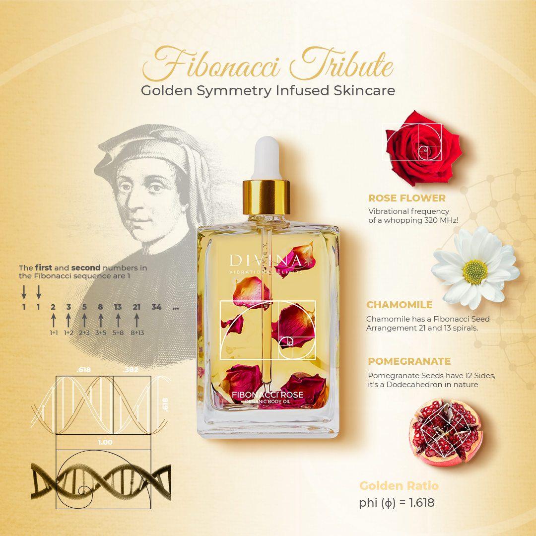 Fibonacci Rose - Organic Body Frequency Oil